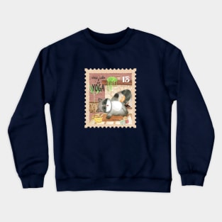 Keep Calm & Do Yoga! Says the Skunk Crewneck Sweatshirt